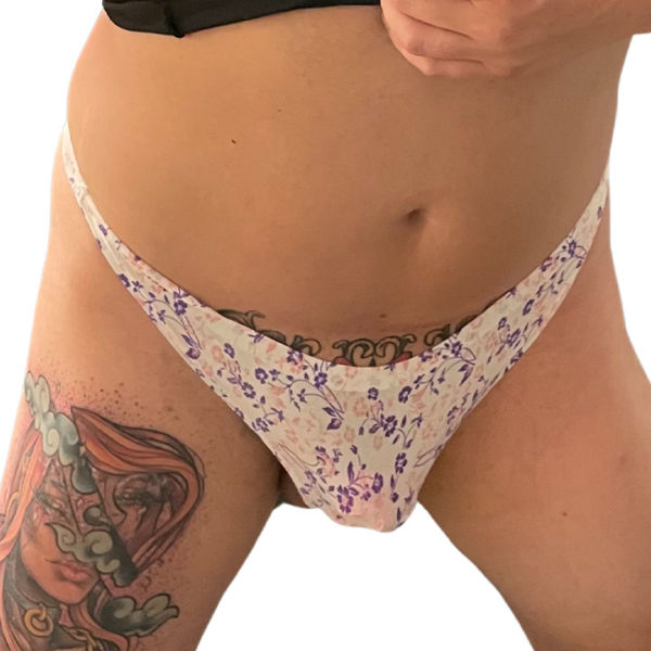 Sissy Nylon Thong - Image 13