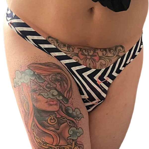 Sissy Nylon Thong - Image 21