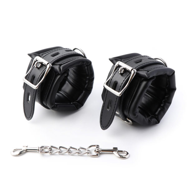 6-Piece Locking Leather Restraint Kit - Image 2
