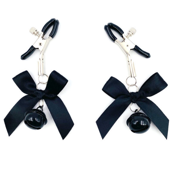 Adjustable Nipple Clamp Bells (Red/Black) - Image 2