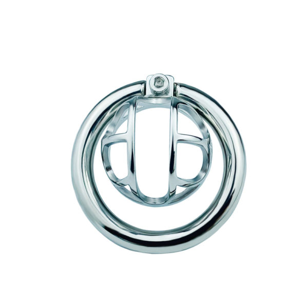 Steel Tiny Chastity Cage (teaser with screw lock) - Image 3