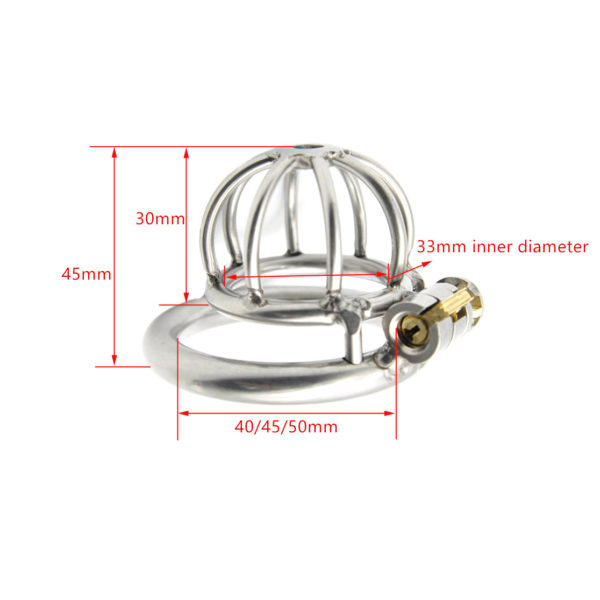The Gatekeeper Steel Chastity Cage - Image 8