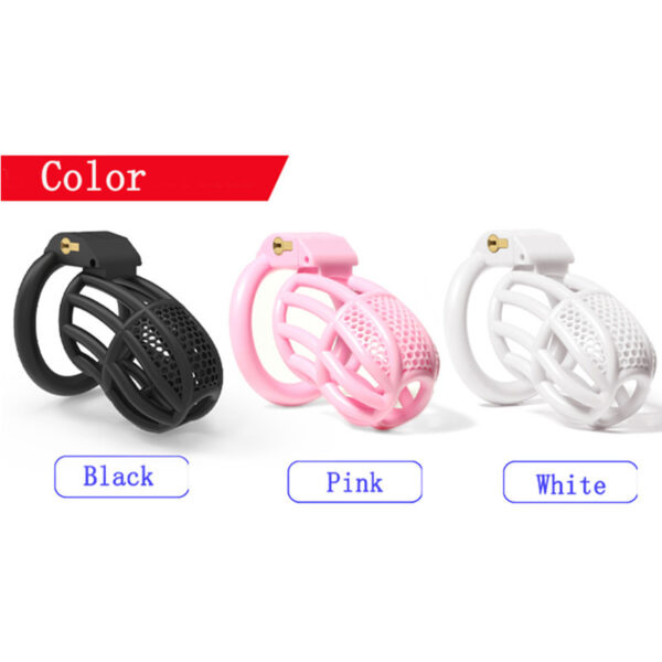 Nylon Mesh Resin Chastity Cage - Image 5