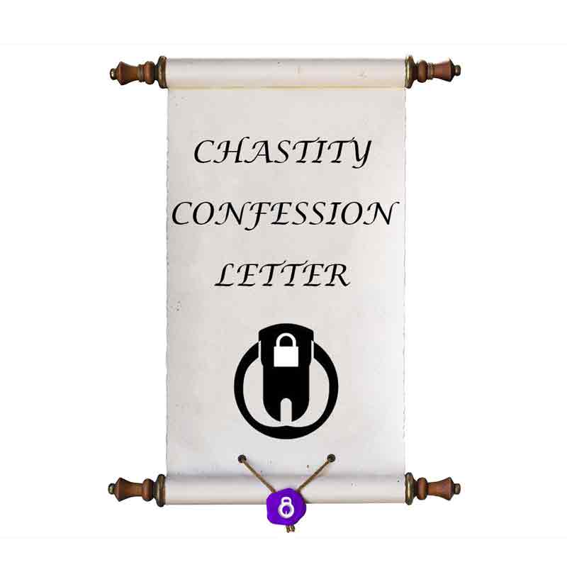 my chastity confession letter to my mistress