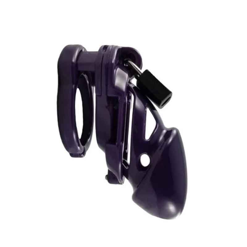 side view of the vice chastity cage, specifically designed for long term chastity