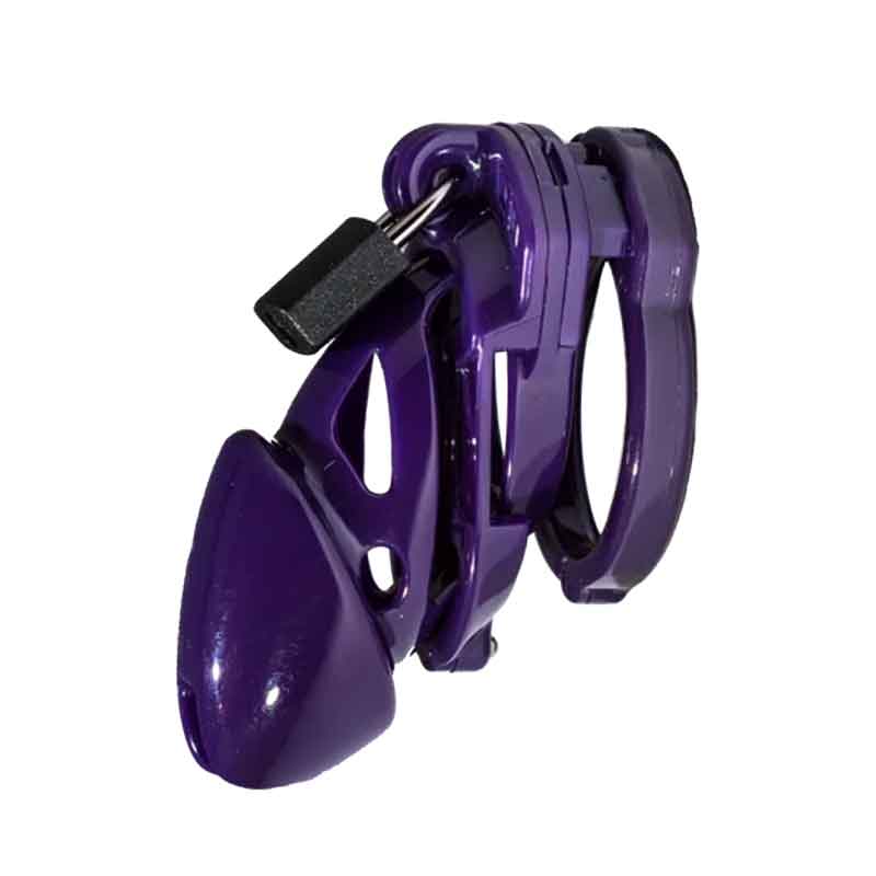 side view of the vice a ball trap chastity cage