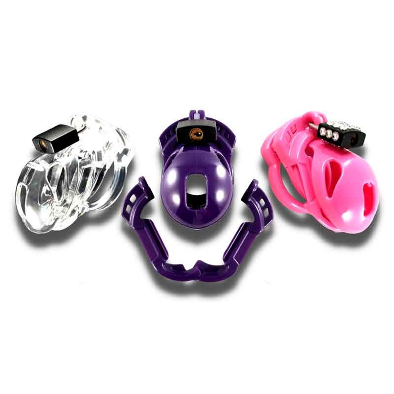 different chastity cages for chastity sizing purposes