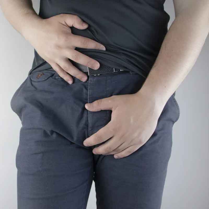 picture of a man in long-term lockup feeling discomfort