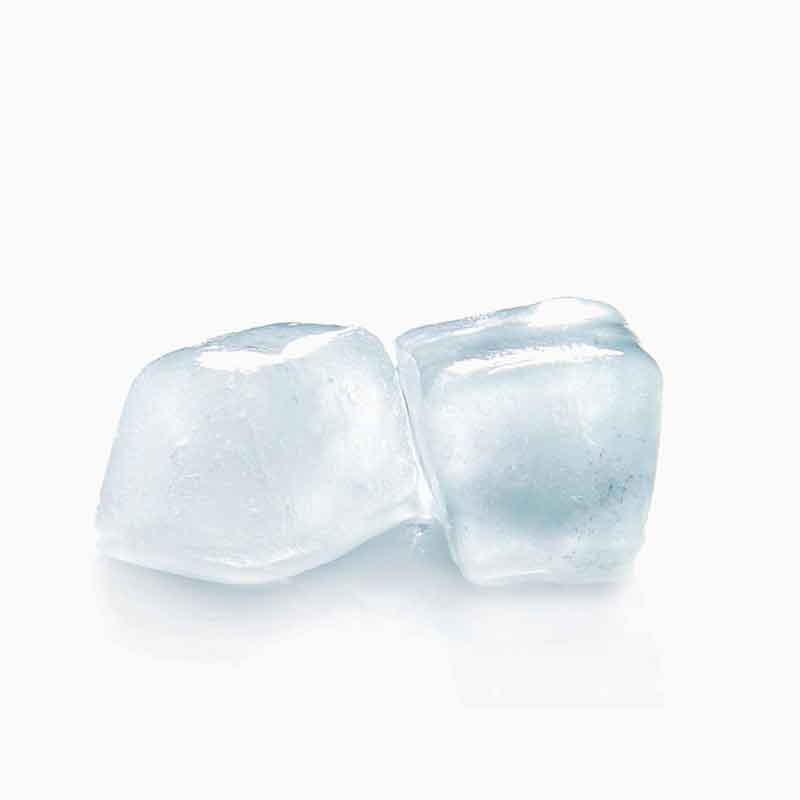 decorative image showing ice cubes