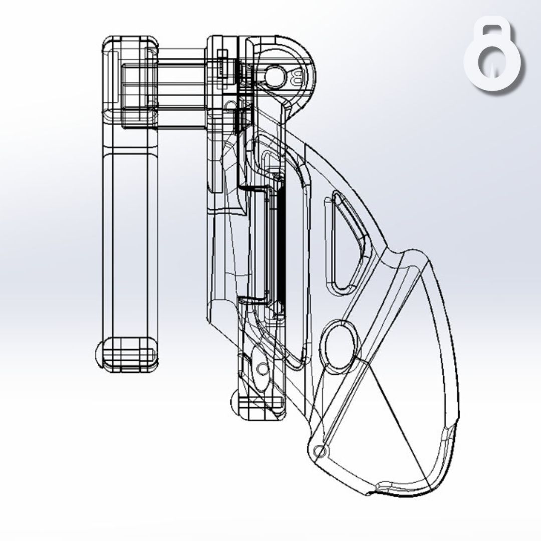 the vice chastity wireframe design with logo the vice chastity wireframe design with logo